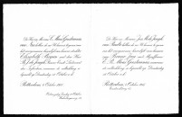 Huwelijksaankondiging E.B. MG en B.J. de Jongh (1917)